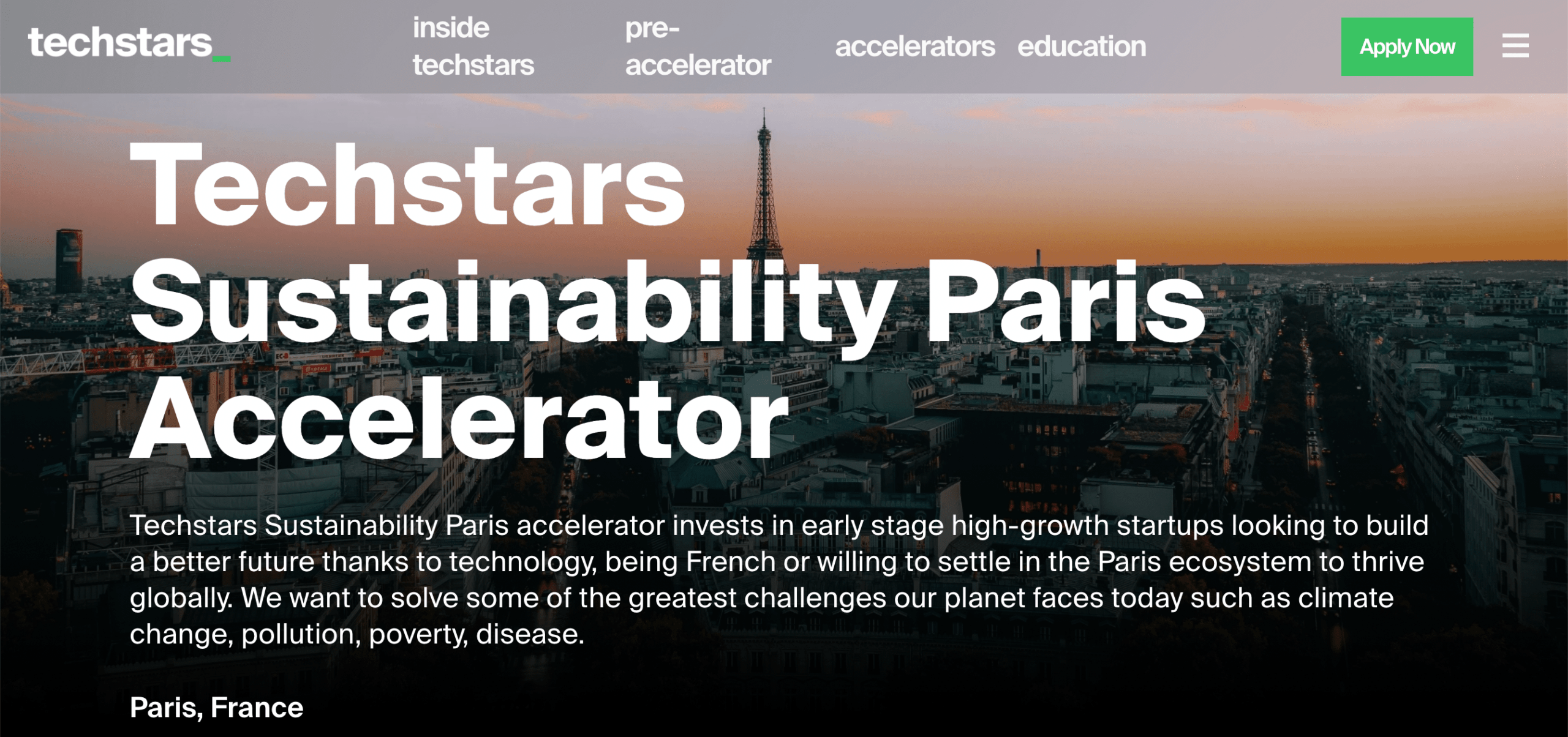 [Acceleration time] 🔦Lumière sur…Techstars Sustainability Paris (by ...