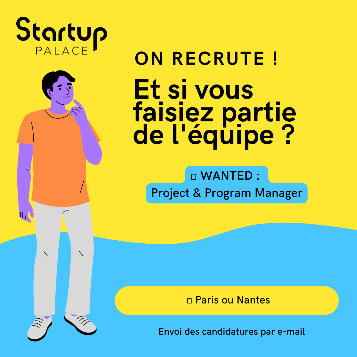 Post LinkedIn entreprise recrutement équipe